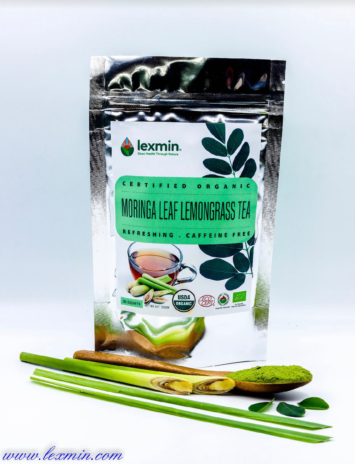 Lexmin® Moringa Leaf Lemongrass Tea